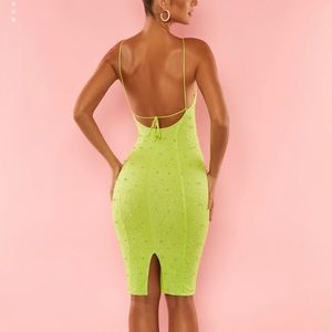 Oh Polly green dress, size S